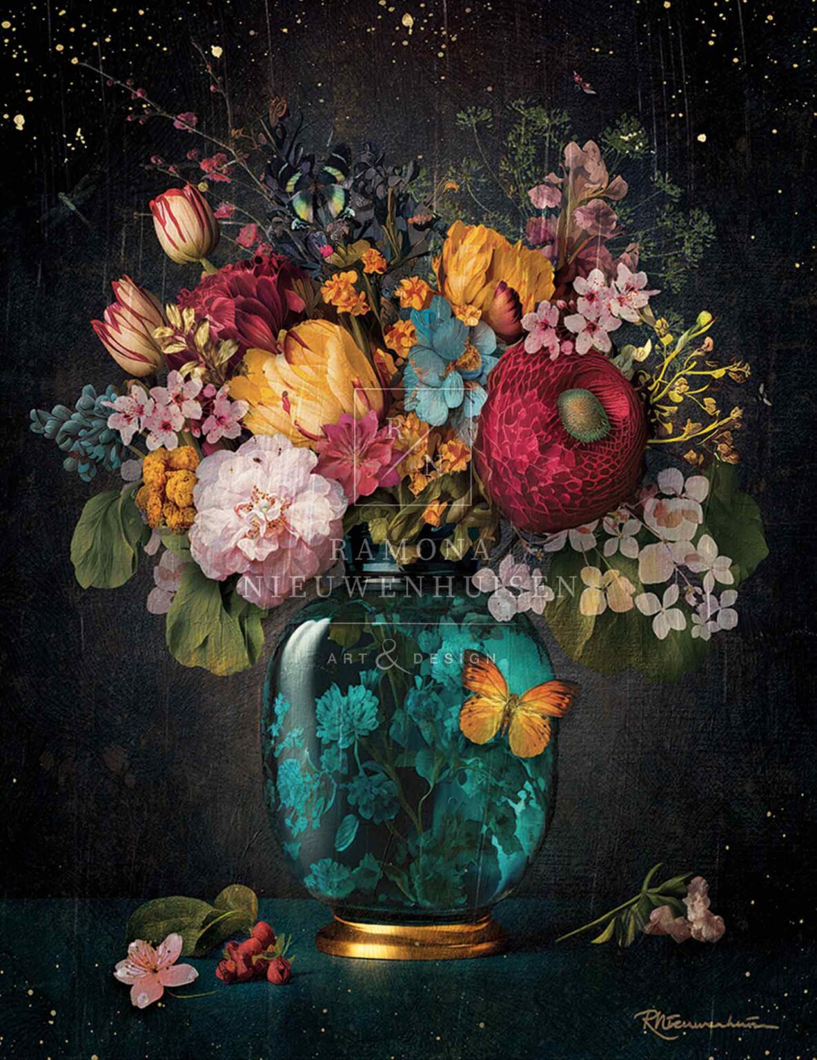 FLORAL (2023) – contemporary fine art by Ramona Nieuwenhuisen