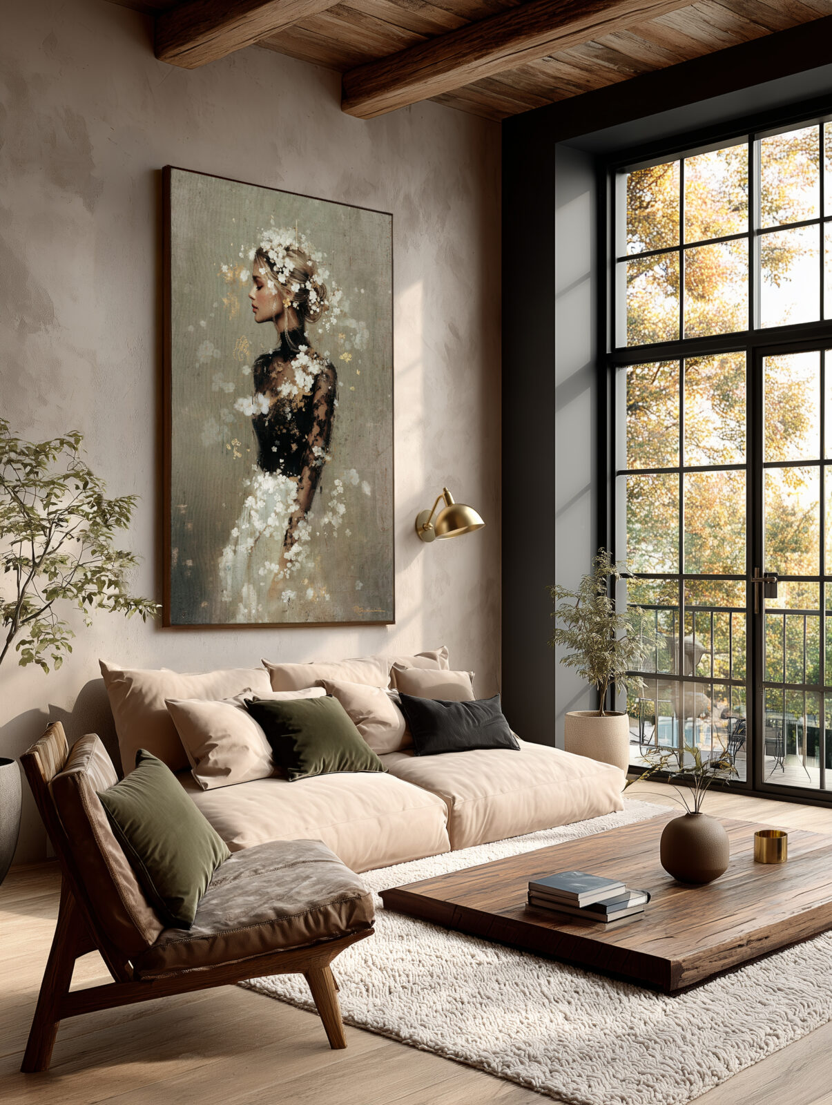 Blanche (2026) by Ramona Nieuwenhuisen displayed in a contemporary interior