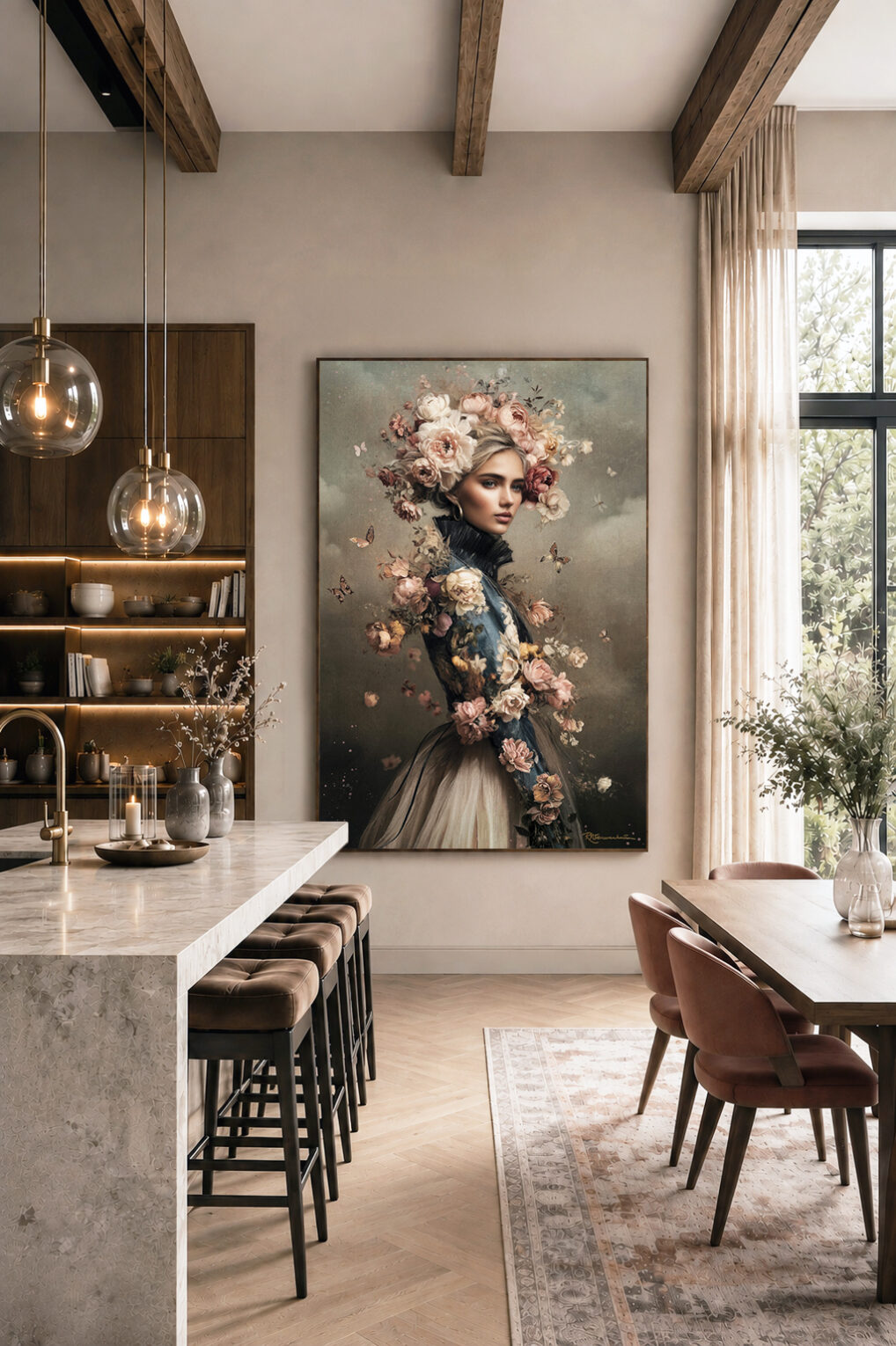 Florence (2026) by Ramona Nieuwenhuisen displayed in a contemporary interior