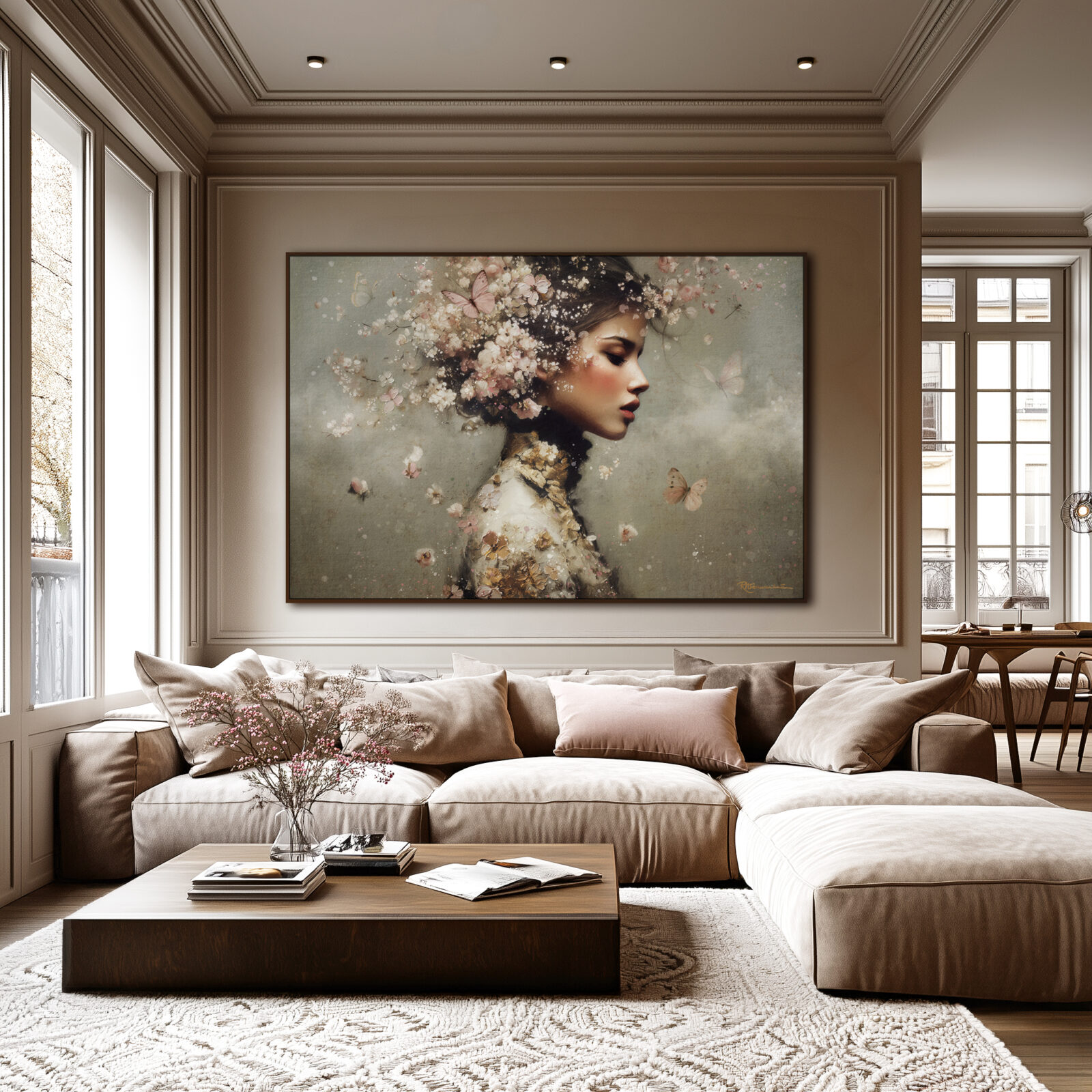 Isabelle (2026) by Ramona Nieuwenhuisen displayed in a contemporary interior