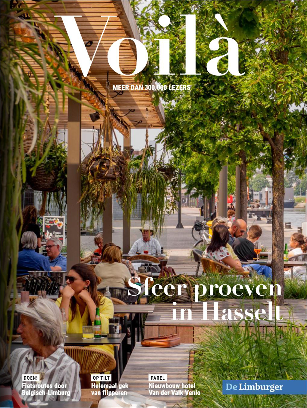 Voilà Magazine cover — Sfeer proeven in Hasselt
