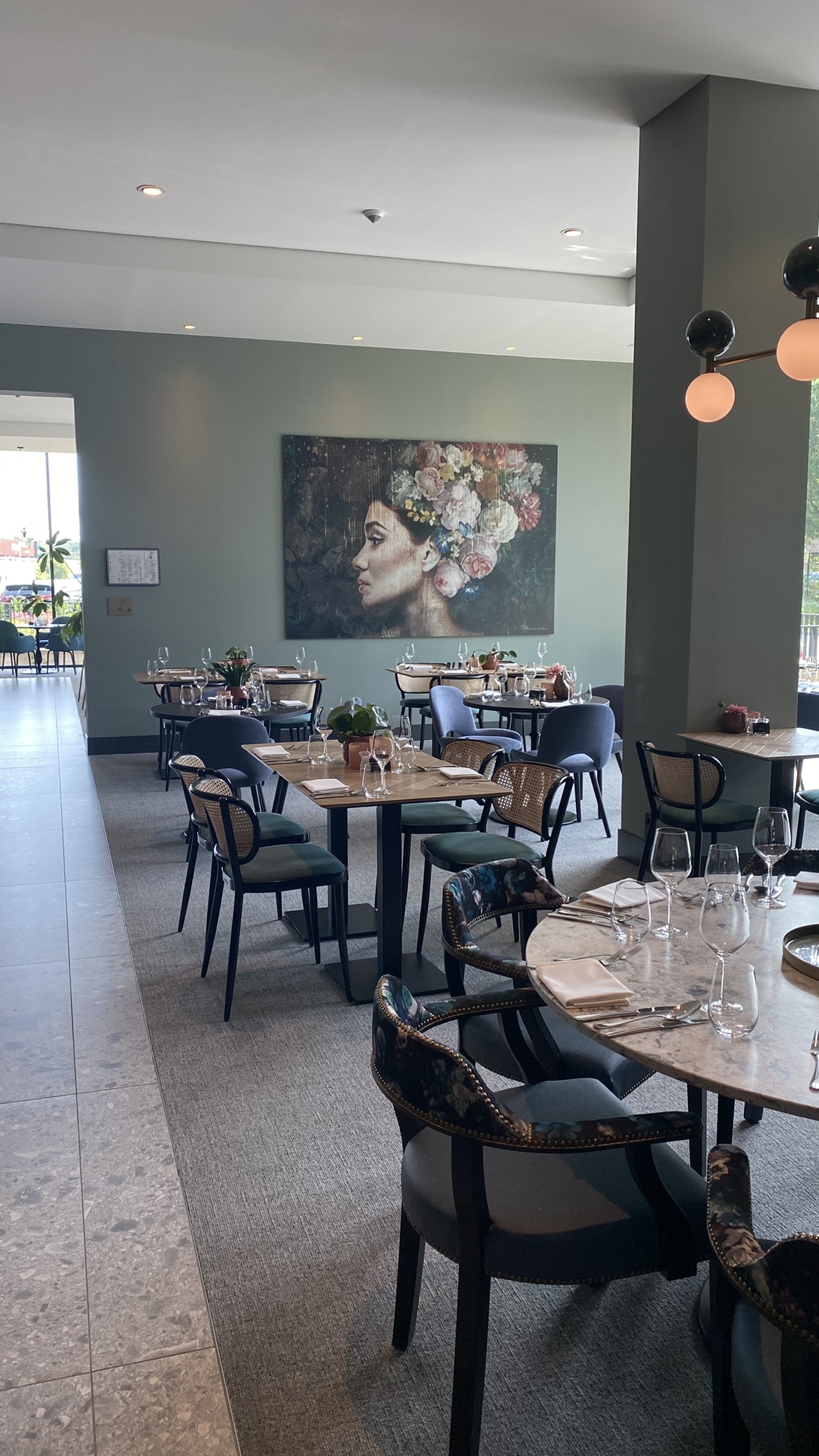 Artwork within Restaurant Zest