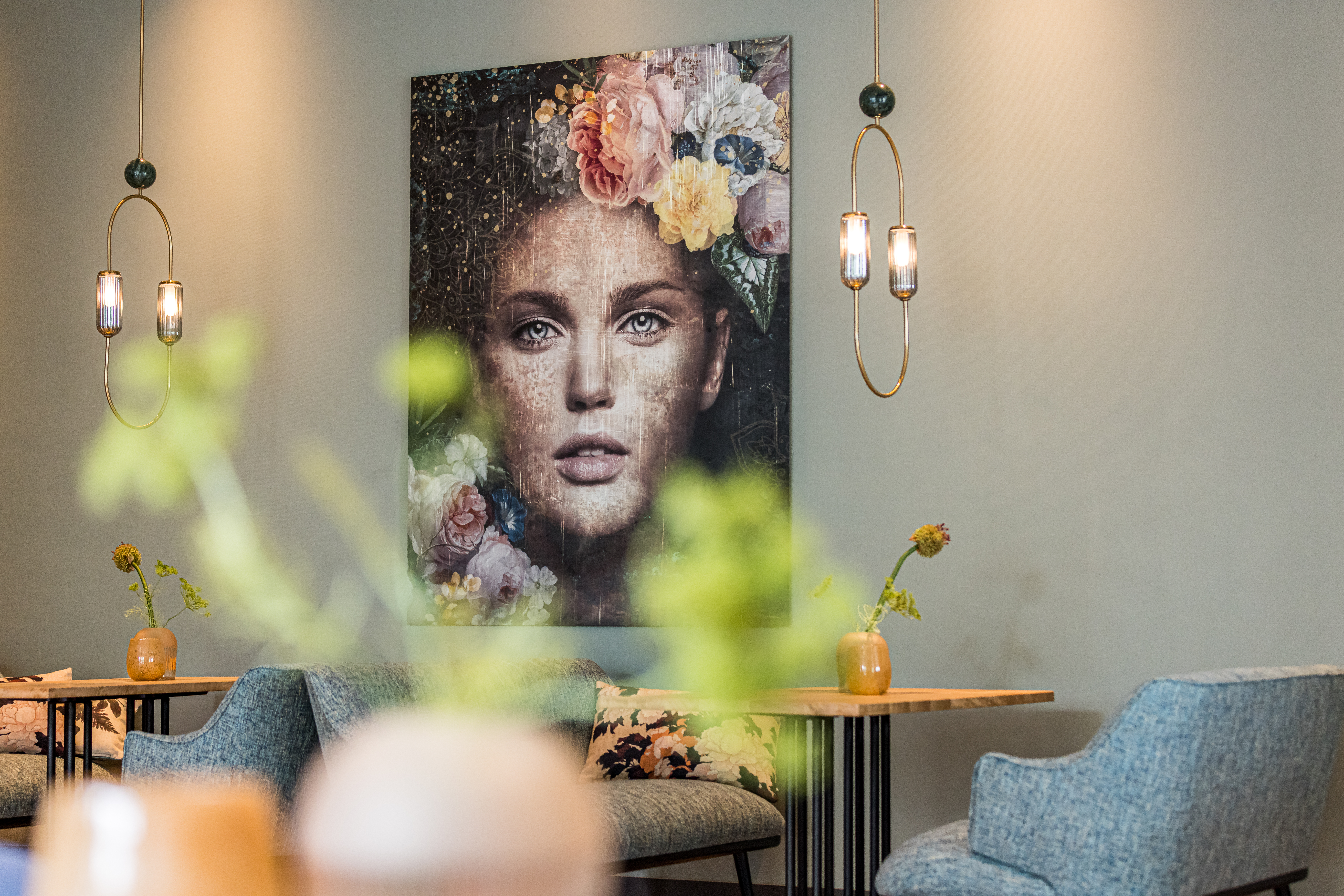 Floral portrait in Restaurant Zest